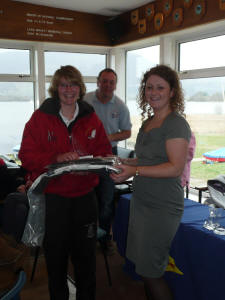 Overall winner Felicity Foulds with Claire Kirkpatrick